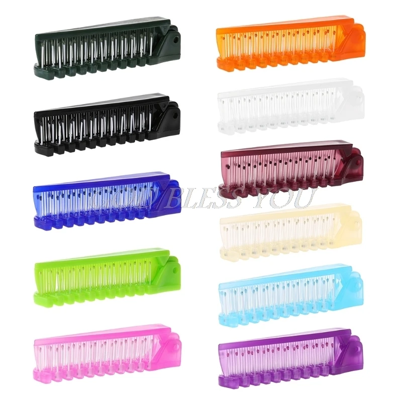 

1PC Outdoor Camping Use Folding Hairdress Care Comb Hairdressing Tool For Travel