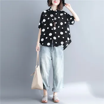 

Tumblr Polyester Real Korean 2020 Limited Regular Free Shipping Summer Leisure Loose Large Size Women Neck Sleeve Cotton Tees