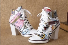 2016 neueste designer frauen echtes leder pumpen druck lace schuhe size EU34-41