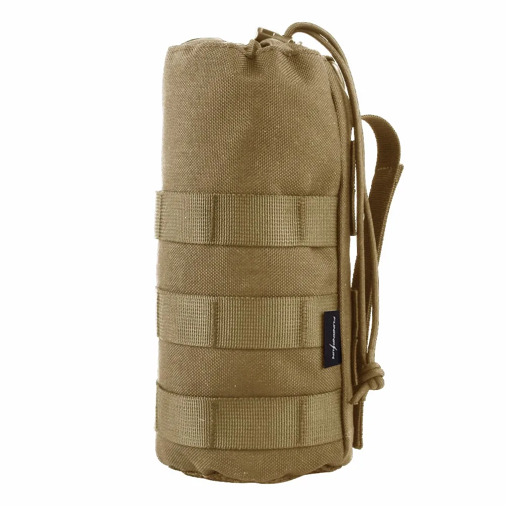 Тактическая Сумка для бутылки с водой MOLLE военная поясная сумка чайника на шнурке