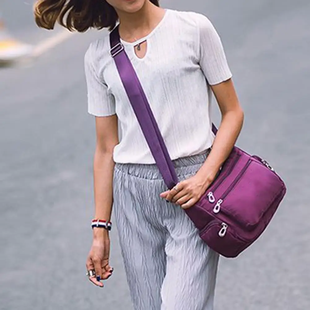 

Women's Waterproof Outdoor Travel Sport Crossbody Shoulder Bag Nylon Pouch