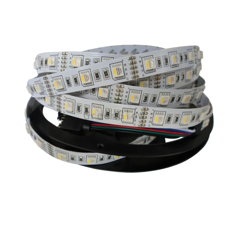 5mx Лидер продаж 5050smd RGBW светодиодные полосы DC12V вход 60LED/M 4 цвета в 1 светодиодный чип RGBW гибкие светодиодные полосы