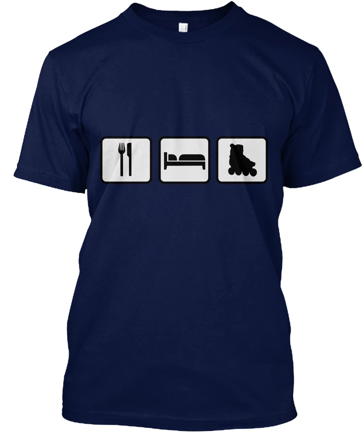 

Eat Sleep Skates, Roller In-line Popular Tagless Tee T-Shirt