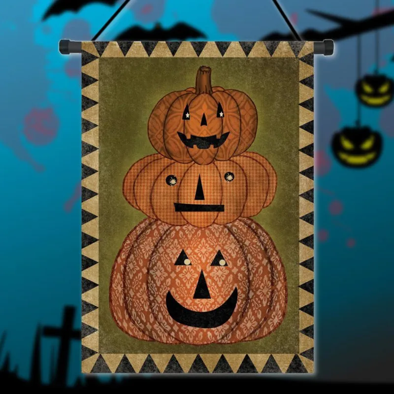 125 x 18 pumpkin halloween welcome autumn fall theme garden flag yard decoration crafts - Cheap Halloween Yard Decorations 125 x 18 pumpkin halloween welcome autumn fall theme garden flag yard decoration crafts - Cheap Halloween Yard Decorations