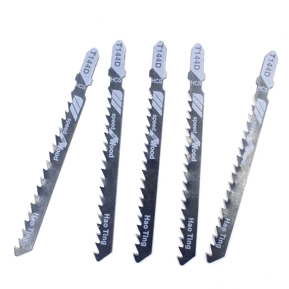 5Pcs/set Jig Saw Blades T144D 100mm Reciprocating For Wood Metal Fast