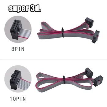 

3D printer parts LCD2004 LCD12864 Screen Extension cable 10PIN and MKS 2.8/3.2/7.0 Inch touch display line 8PIN 60cm Anet Prusa