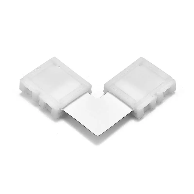 2 контактный разъем Т образный крестообразный L для светодиодной ленты 10 мм SMD 5050