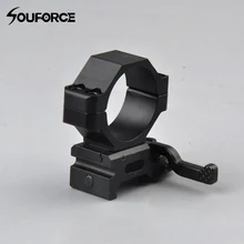 Охотничьи аксессуары 30 мм Кольцо прицел QD быстросъемное крепление рычаг замок тактический высокий профиль 20 мм рельс Вивер Пикатинни крепления