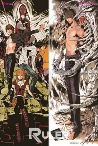 Japanese Anime Death Note L Cosplay BL Dakimakura Hugging Body Pillow Case Cover