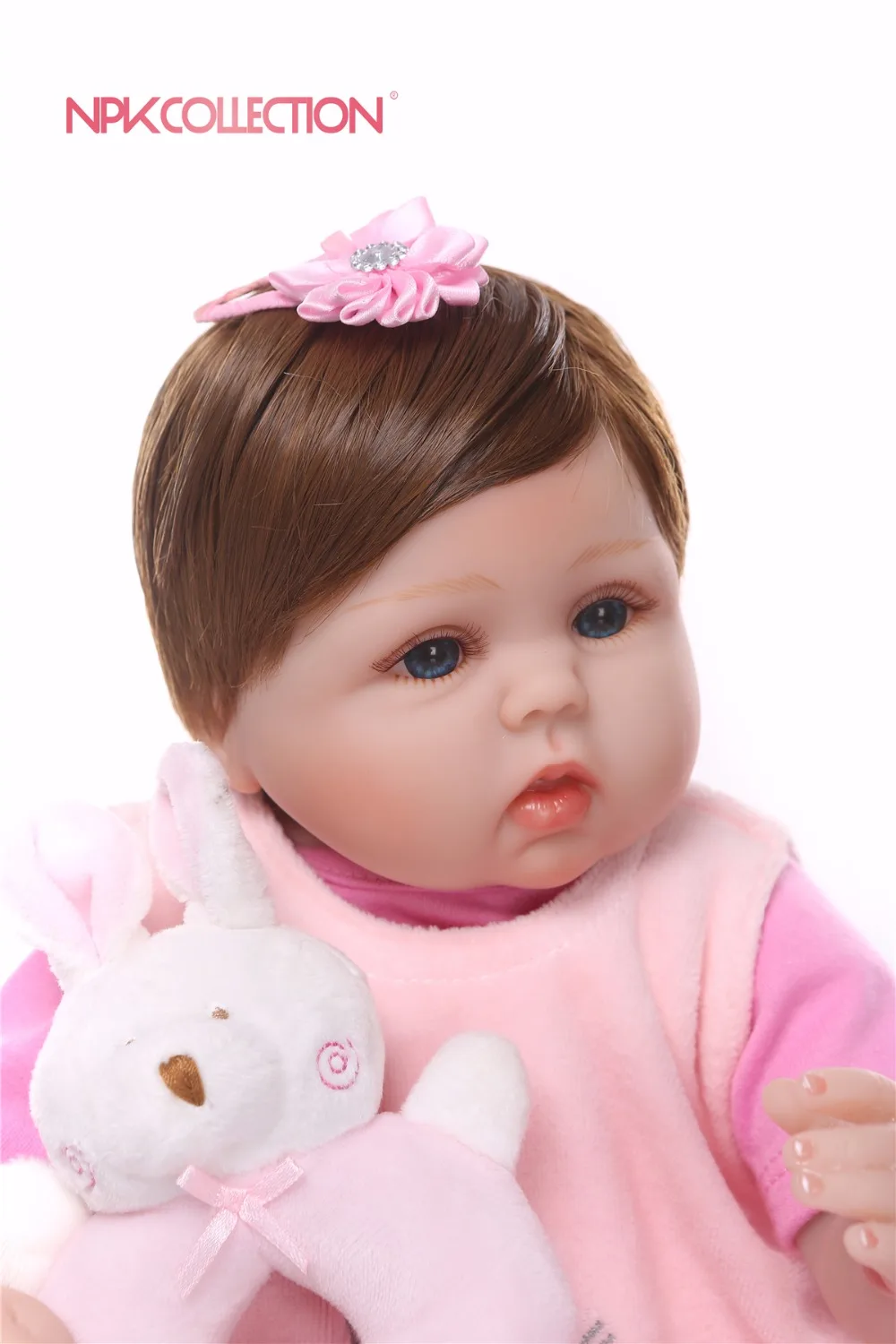 NPK 40 см реалистичные силиконовые Reborn Baby Doll детский приятель реалистичные милые Жираф Детские куклы для принцессы детские игрушки