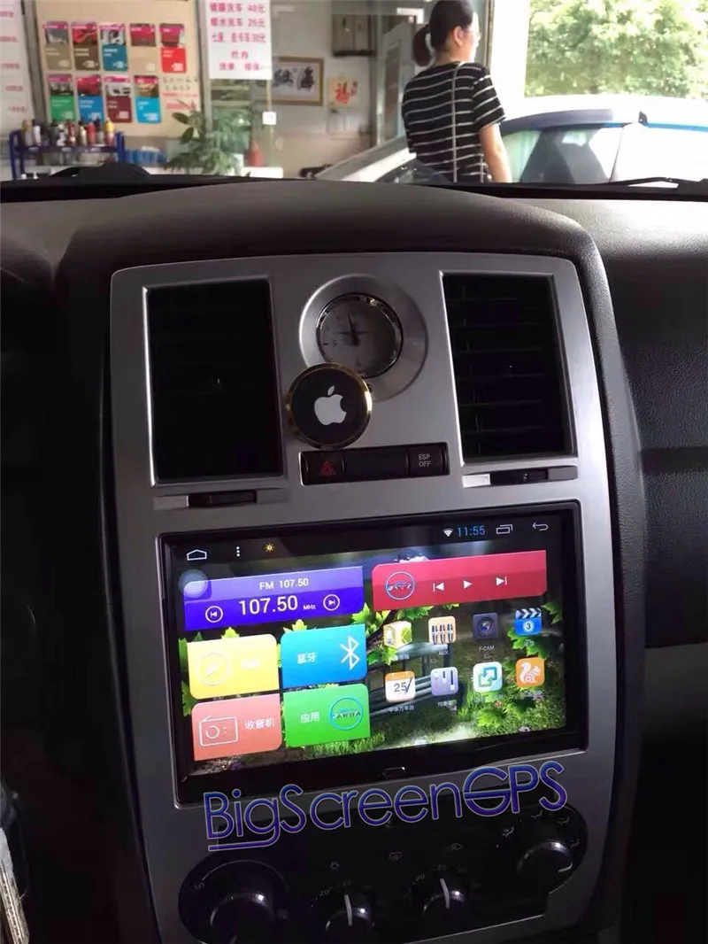 Восьмиядерный Android 8,1 автомобильный gps-навигатор для Chrysler 300C Jeep Dodge 2004-2008 без dvd-плеера мультимедийная лента рекордер головное устройство