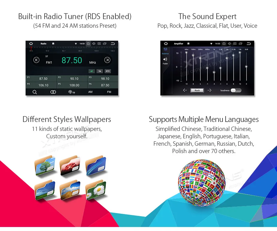 Discount 7" Android 8.1 RCA Car Multimedia DVD Navigation GPS Radio for Mercedes-Benz ML-Class W164 2005-2011 & GL-Class X164 2006-2012 14