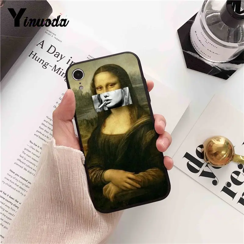 Funny Leonardo da Vinci Mona Lisa Pat Cat Art Aesthetics painting