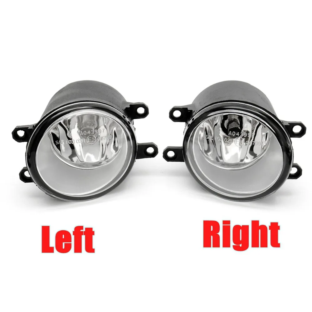 2Pcs Fog Light Lamp Left+Right H11 Bulb For Toyota/Camry/Corolla/Yaris