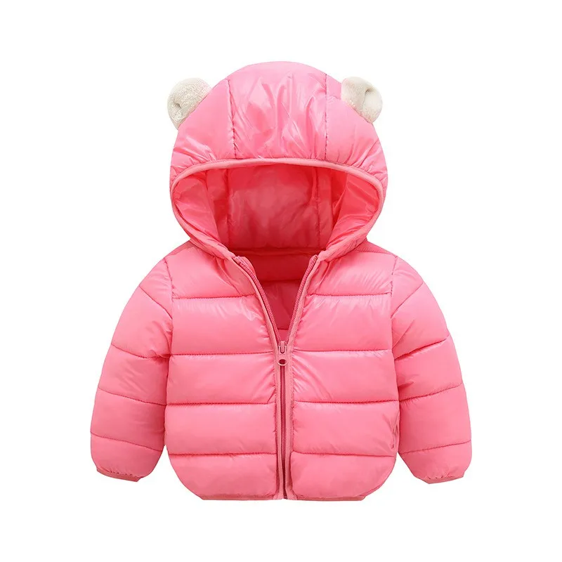 CROAL CHERIE Cute Ear Girl Jackets For Boys Winter Coat 2018 Fashion Children Clothing Kids Hooded Coat Outerwear Snow Parka  (11)