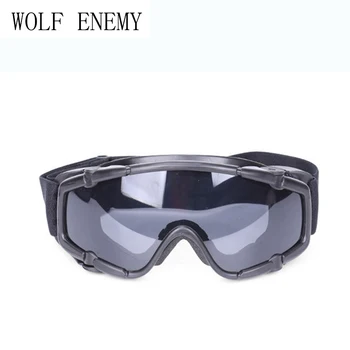

Tactical Goggles With Fan Glasses Airsoft Anti-fog Durable Nylon Protector For Paintball Outdoor Hunting Gear BK/DE Features: