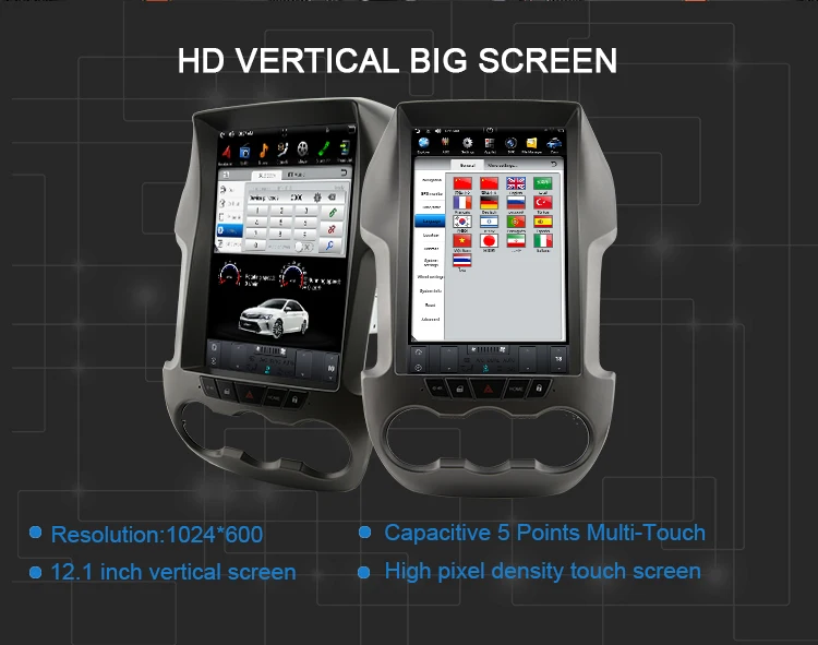 Clearance Navivox Tesla Style Android 7.1 Car Multimedia Player For Ford Ranger 2011-2016 Vertical Screen Car Stereo Autoradio Unit Radio 1