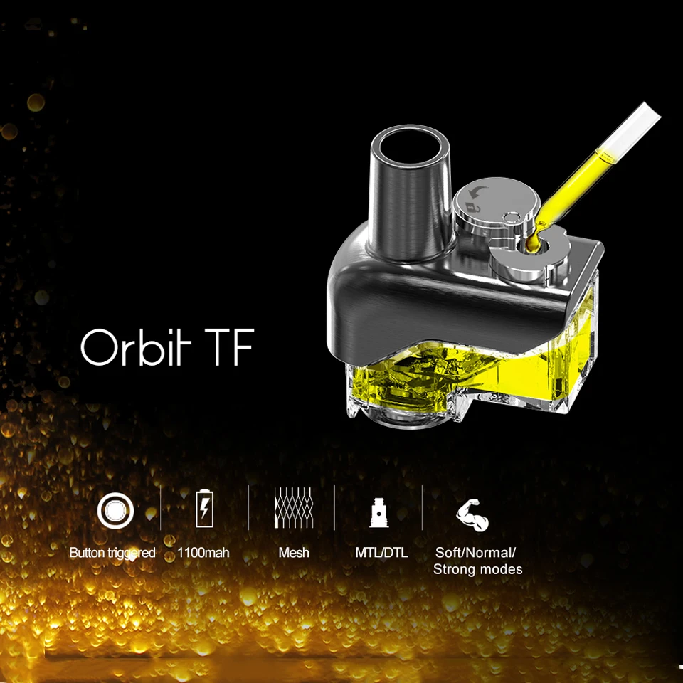 электронная сигарета Оригинальный Sense Orbit TF Pod система vape ручка комплект 1100 мАч