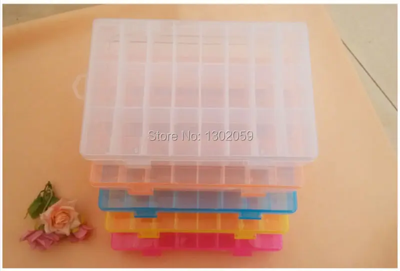 

Available Factory Sale DIY Needlework Embroidery / Cross Stitch Tool Plastic Storge Box 24 Grids--Available