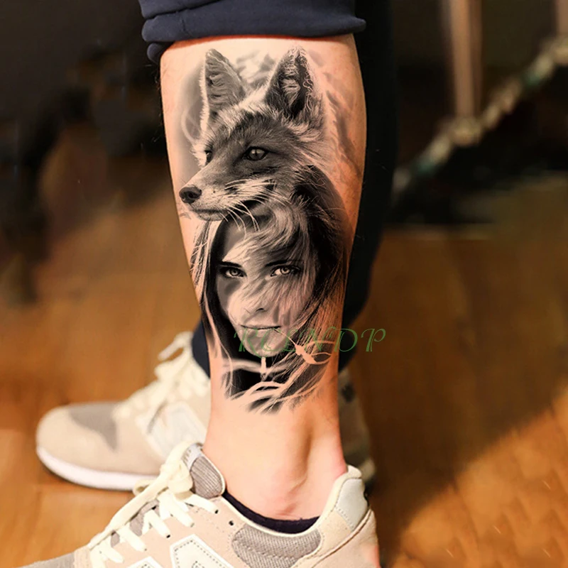 Girl Wolf Tattoos