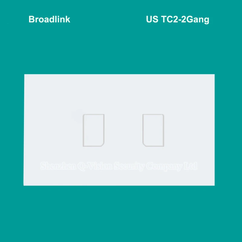 2016 Новый Broadlink СК2 2 Gang 433 МГЦ Пульт Дистанционного Управления Беспроводной Wi-Fi настенный Светильник Сенсорный Выключатель Стандарт США Умный Дом по Телефону 110 В