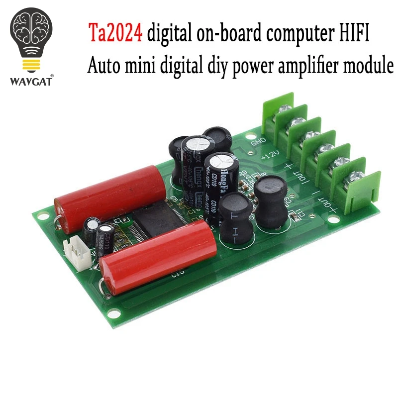 Плата усилителя TA2024 12 В 2x15 Вт мини Hi Fi цифровой аудио модуль для