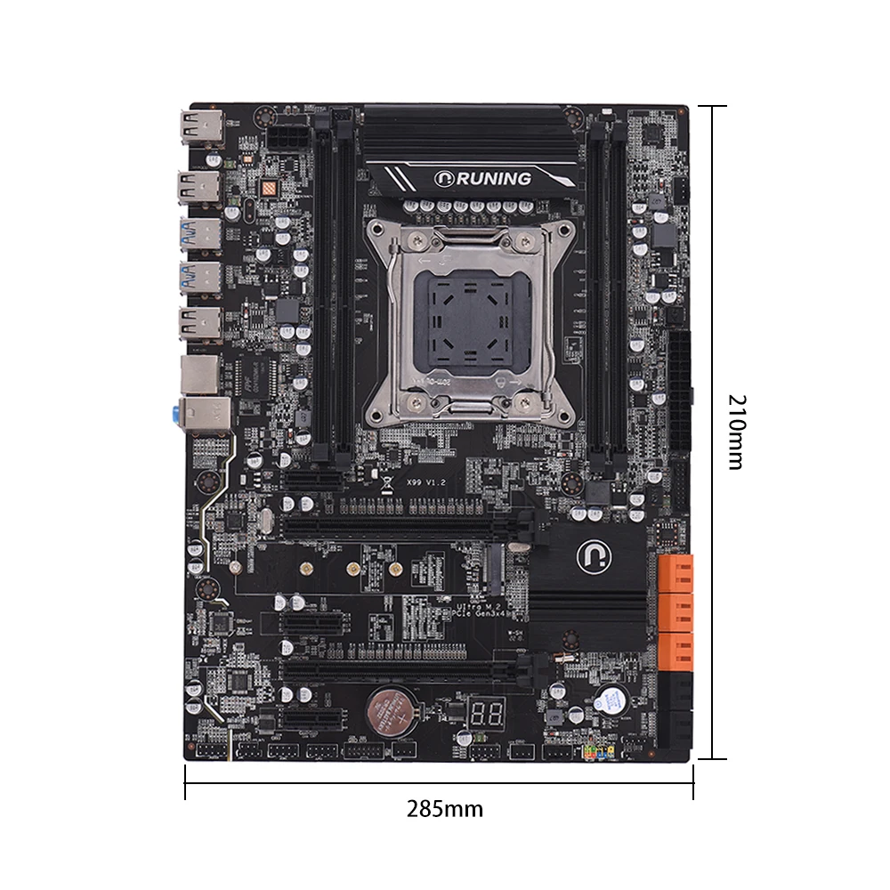 Новая настольная материнская плата X99 V1.2 DDR4 ATX LGA2011 cpmputer материнская плата DIMM Слоты SATA 3,0 и USB 3,0