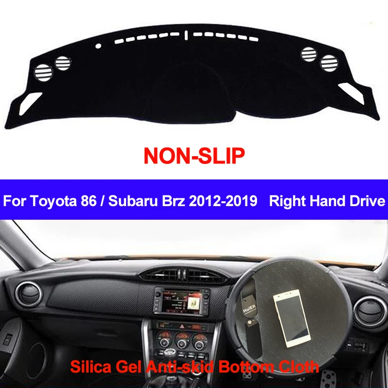 TAIJS для Toyota 86 GT86 FT86 Subaru Brz 2012 2013 2014 2015 2016 2017 2018 2019 Dash мат DashMat силиконовый чехол