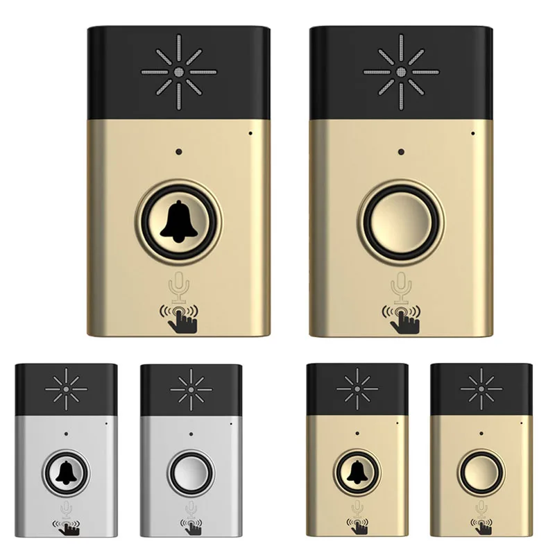 Intelligent Wireless Doorbell Voice Intercom 300M Distance Door Bell Outdoor Transmitter + Indoor Receiver Door Ring Intelligent Wireless Doorbell Voice Intercom 300M Distance Door Bell Outdoor Transmitter + Indoor Receiver Door Ring