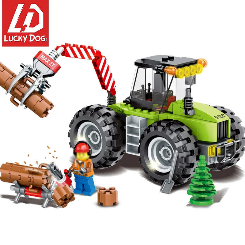 forest tractor lego