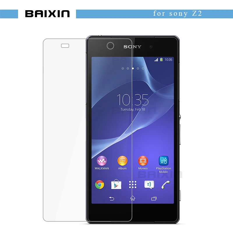 

0.3mm 9H Premium For Sony Xperia Z2 L50 L50W L50u D6503 D6502 Tempered Glass Screen Protector Protective front cover guard film