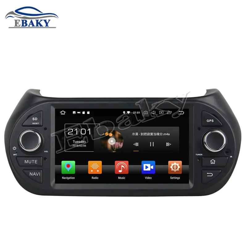 Cheap NaviTopia 4GB RAM 64GB ROM Octa Core Android 8.0 Car DVD Radio for Fiat Fiorino for Citroen Nemo for Peugeot Bipper 2008-2015 4