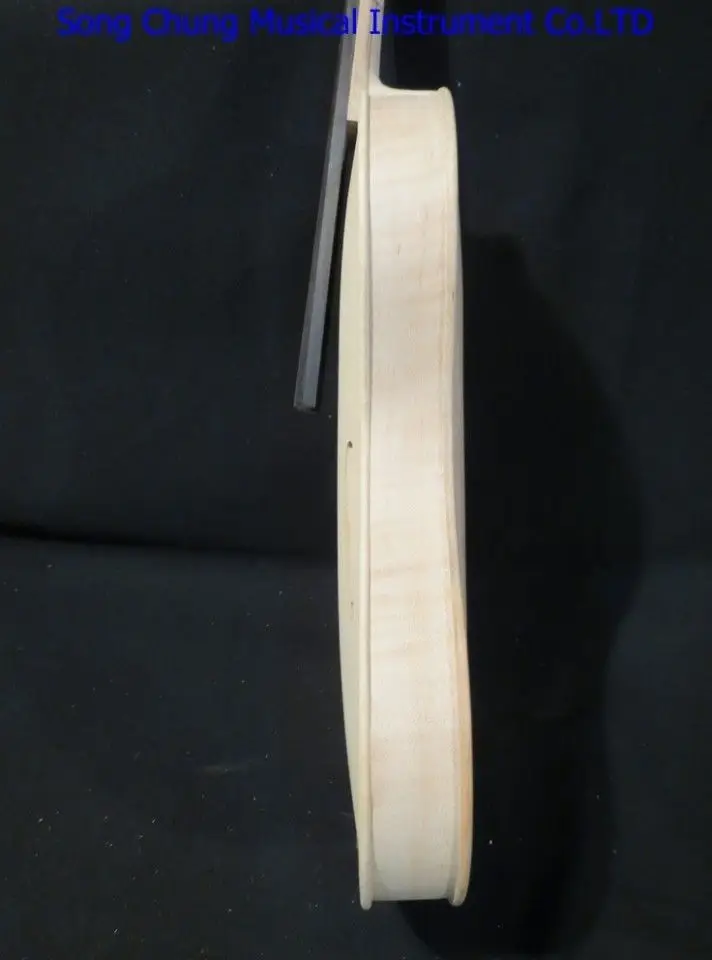 hand made Baroque style unfinished 4/4 violin white violin #7721