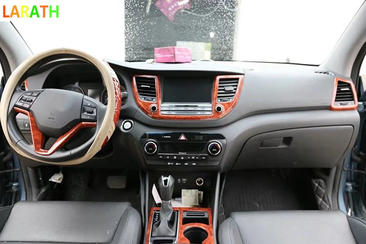 Для Hyundai Tucson 2015 2016 2017 ABS специальная краска внутренняя ручка Панель AC