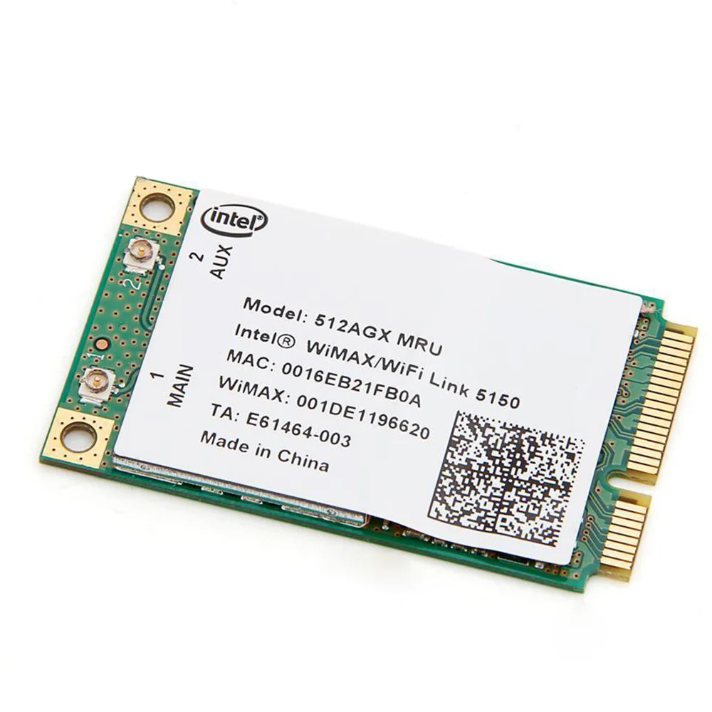 Para intel wimax link 5150 512agx 300mbps wifi completo mini pci e wlan ...