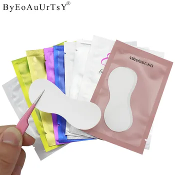 

100pairs/lot New Design Under Eye Paper Patches Lint Free Eyelash Extension Lash Grafted Sticker False Eye Makeup Tools Popular