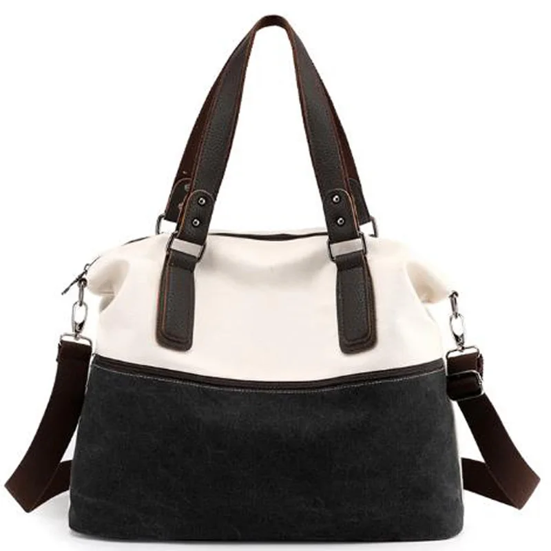 

FGGS-New Fashion Ladies Canvas Bag Women'S Casual Shoulder Portable Messenger Bag