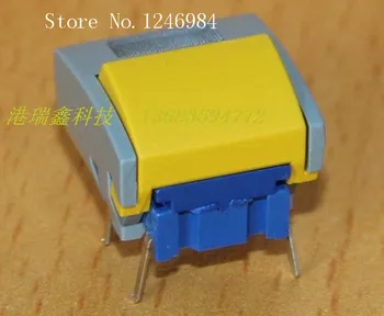 

[SA]Denmark MEC light gray box yellow button switch reset switch micro switch 3ATL6 + 1B04 + 2B031--50pcs/lot