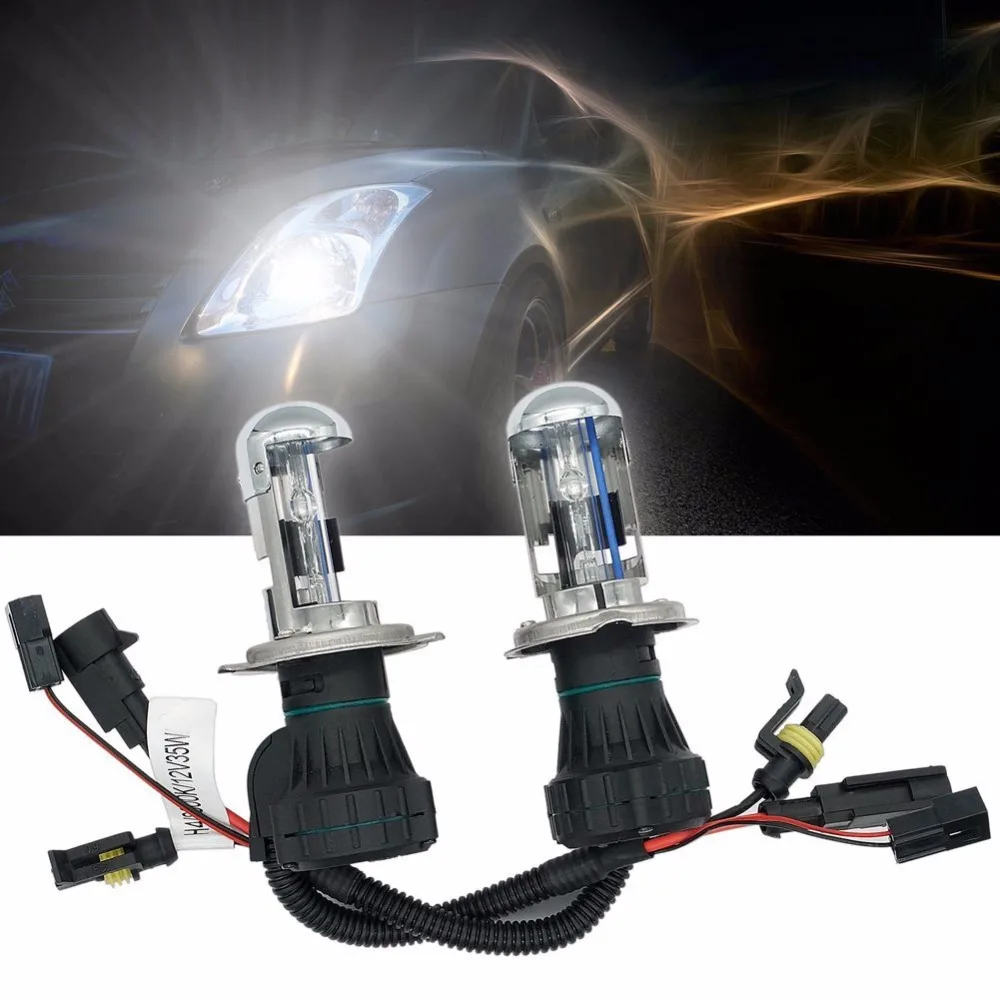 Один набор ксеноновых h4 bi Xenon hid kit DC 12V 35W H4 3 Биксеноновая Лампа Hi/lo лучевая лампа