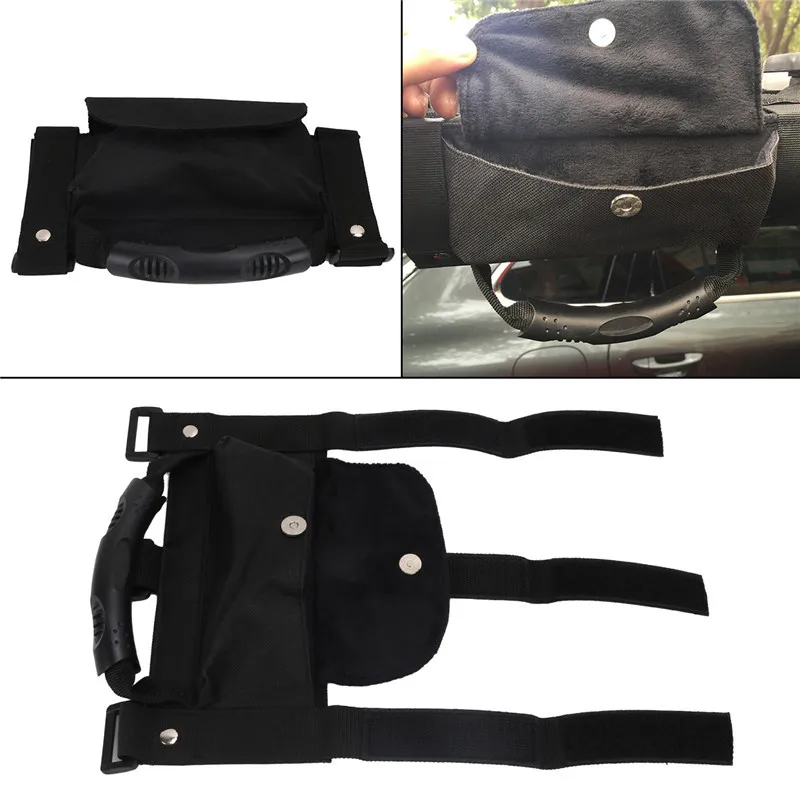 Black Roll Bar Grab Handle Sunglasses Holder Storage Bag For 1987 2017