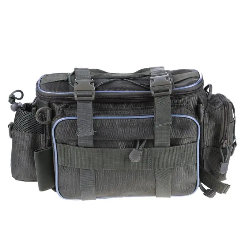 

Fishing Bag Large Capacity Lure Fishing Tackle Pack Outdoor Shoulder Bags Men Storage Bag for Outdoor Fishing Pesca