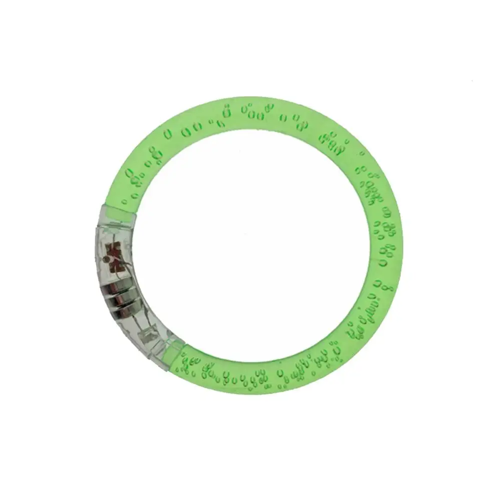 Led танцевальный браслет, Мультяшные часы для мальчиков и девочек, флэш-браслет на запястье, легкие браслеты для дня рождения, Хэллоуина, светящиеся вечерние принадлежности - Цвет: Green