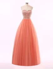 Vestidos Festa Longo 2017 Reale Abbildungen Abendkleid Kristalle Perlen Elegante Lange Prom Kleider
