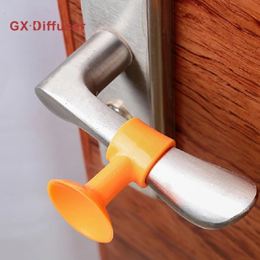 Door Stops 6Pcs Random Color Silicone Wall Mute Crash Cushion