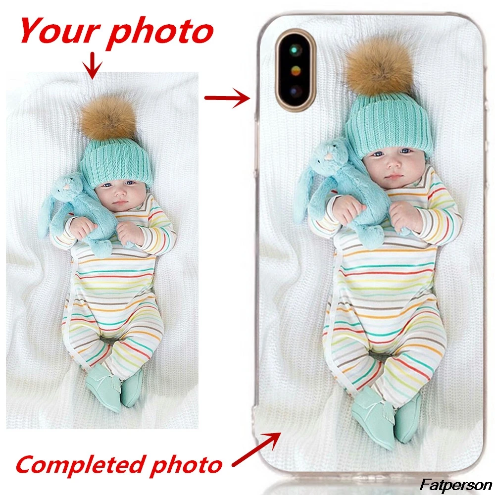 

2019 Custom Print Photo Phone Case For iphone X XS Max XR 6s 7 8 Plus Case Many colors Soft Silicone DIY Personalized Logo Cover