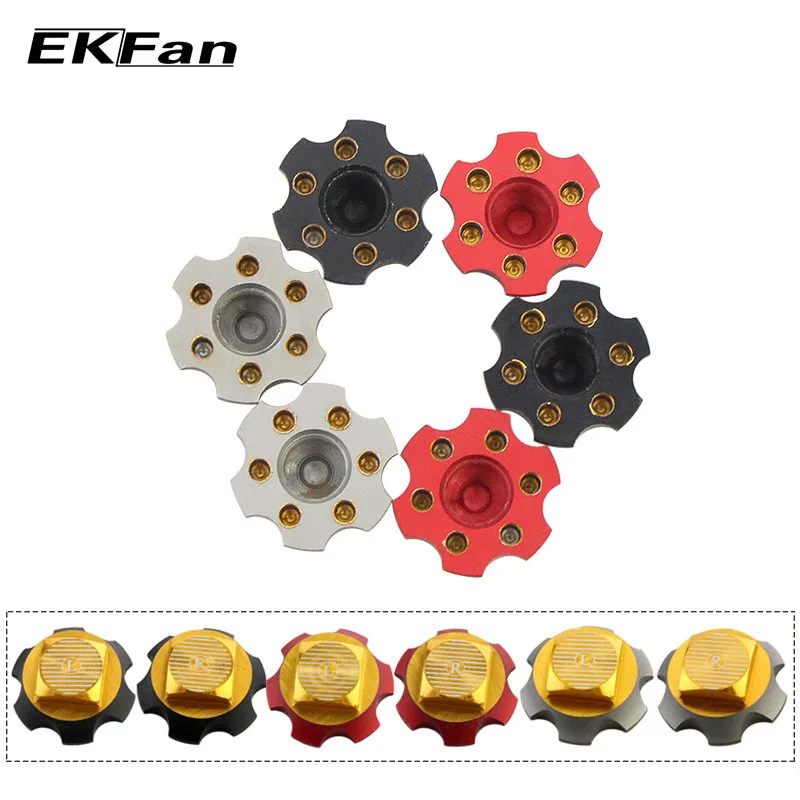 EKFan высокое качество левая рука правая рукоятка гайка винт с пластиной для рыболовной катушки винт крышка
