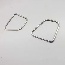 Для Suzuki SX4 S-Cross S Крест и перекрестными хром металлический декоративный, устанавливаемое на вентиляционное отверстие в салоне автомобиля Накладка аксессуары