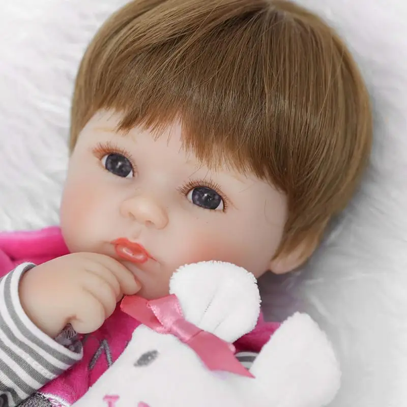 

Hot Sale High quality Doll Toy Realistic Handmade Baby Dolls Girl Newborn Vinyl Reborn Baby Doll Toy For Girls Gifts