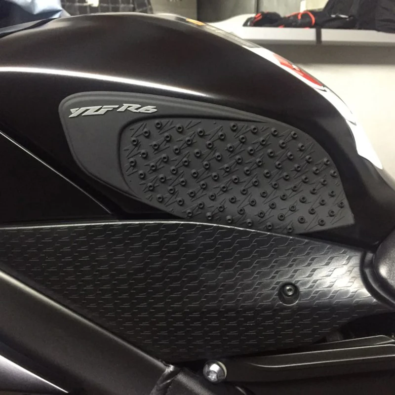 Новый Для Yamaha YZF R6 2008 2009 2010 11 12 13 14 15 мотоцикл 3M Нескользящие Танк Pad Сторона газа