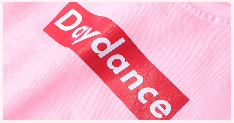 Хлопковая футболка с изображением балета, танцевальные топы для девочек, Тренировочный Костюм Балерины Детская Одежда для танцев с длинными рукавами и круглым вырезом и принтом белая, розовая футболка
